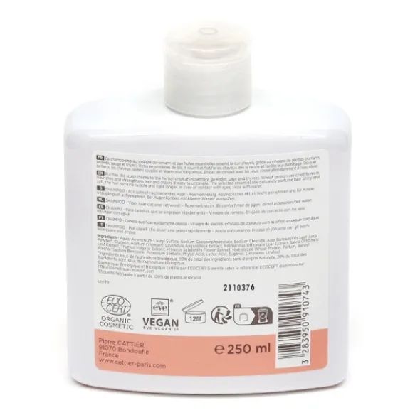 Cattier Shampooing Vinaigre de Romarin
