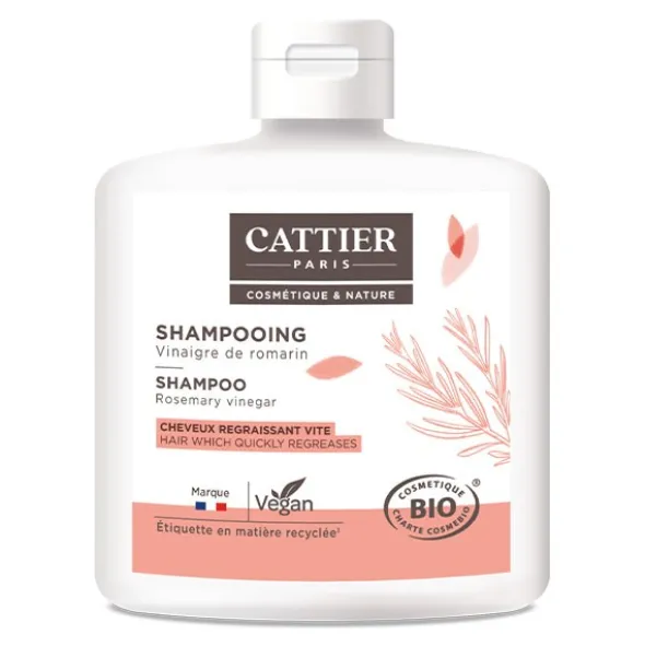 Cattier Shampooing Vinaigre de Romarin