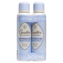 Cavaillès Déodorant Anti traces 48h Spray