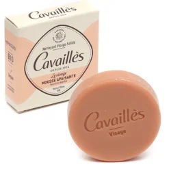 Cavaillès Nettoyant Visage Solide Mousse apaisante