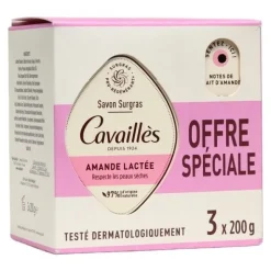 Cavaillès savon surgras amande lactée