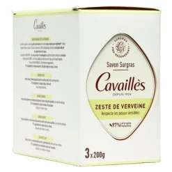 Cavaillès Savon surgras Zeste de verveine