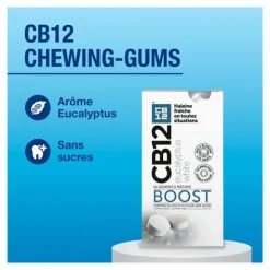 CB12 Boost gommes à mâcher Eucalyptus White