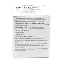 Celluvisc collyre unidose yeux secs