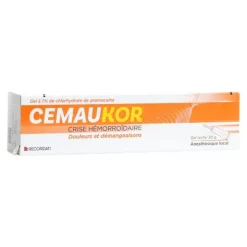 Cemaukor 1 % gel hémorroïdes