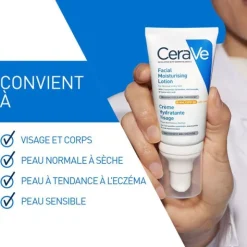Cerave Crème hydratante visage SPF 50