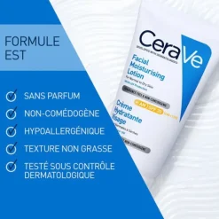 Cerave Crème hydratante visage SPF 30