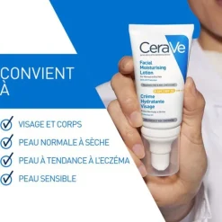 Cerave Crème hydratante visage SPF 30
