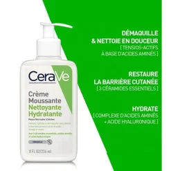 CeraVe Crème moussante nettoyante hydratante
