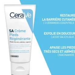 CeraVe crème pieds régénérante SA