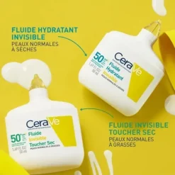 CeraVe Fluide solaire invisible Toucher sec SPF 50+