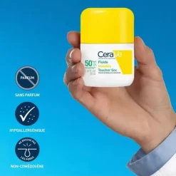 CeraVe Fluide solaire invisible Toucher sec SPF 50+