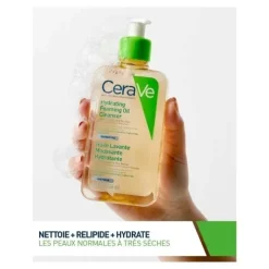 Cerave Huile lavante moussante hydratante