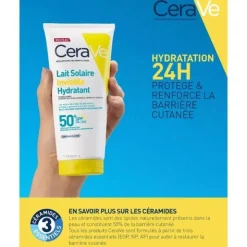 Cerave Lait solaire invisible hydratant SPF 50+