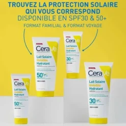 Cerave Lait solaire invisible hydratant SPF 30
