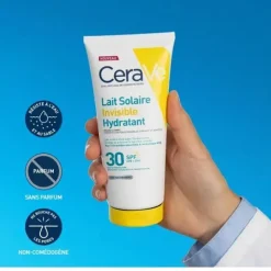 Cerave Lait solaire invisible hydratant SPF 30