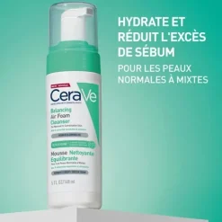 Cerave Mousse nettoyante équilibrante