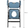 Chaise de toilette pliante Omega