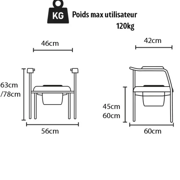 Chaise garde robe 4 en 1 Alustyle