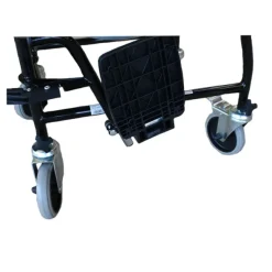 Chaise garde robe pliante à roulettes