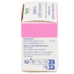 Chamomilla vulgaris 9 CH suppositoire Boiron