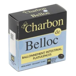 Charbon de Belloc capsule Ballonnement