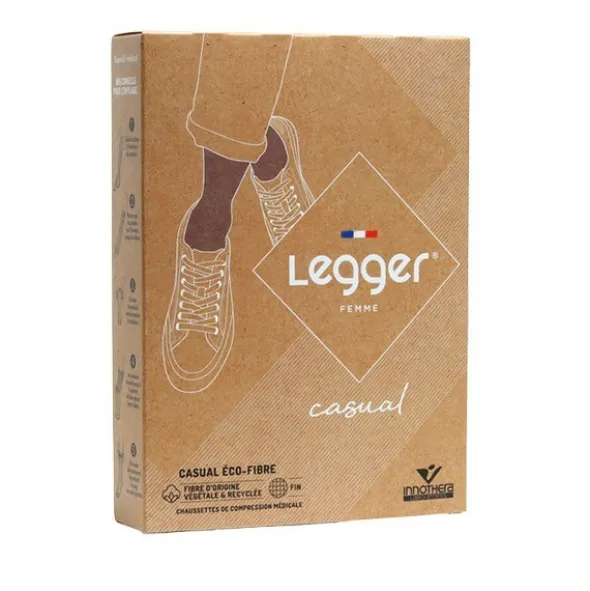 Chaussettes de contention Femme Legger casual Eco Fibre classe 2