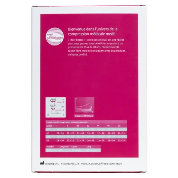 Chaussettes de contention Mediven Biosoft classe 2 Medi