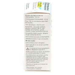 Chlorhexidine Chlorobutanol bain de bouche
