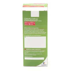 Chlorhexidine Chlorobutanol bain de bouche
