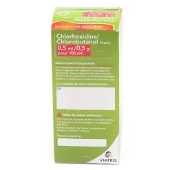 Chlorhexidine Chlorobutanol bain de bouche