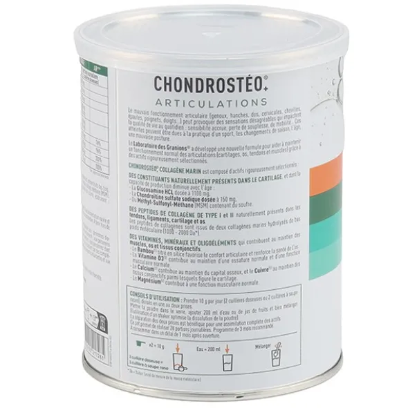 Chondrostéo+ Articulations collagène marin poudre