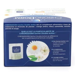 Chronodorm tisane Mélatonine 1 mg sachets