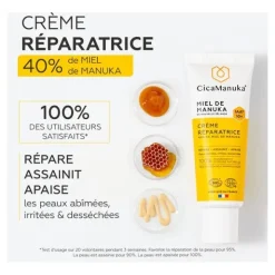 CicaManuka Crème réparatrice bio