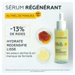 CicaManuka Sérum régénérant bio