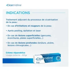 Cicatridine crème à l'acide hyaluronique