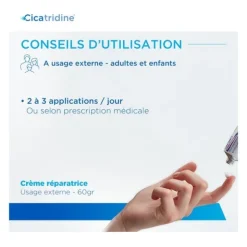 Cicatridine crème à l'acide hyaluronique