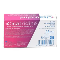 Cicatridine ovules à l'acide hyaluronique