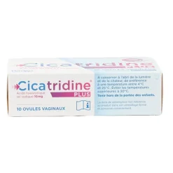 Cicatridine Plus ovule Sécheresse intime