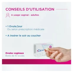 Cicatridine Plus ovule Sécheresse intime