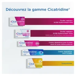Cicatridine Plus ovule Sécheresse intime
