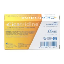 Cicatridine suppositoires