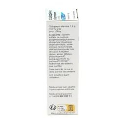 Ciclopirox olamine 1,5 % shampooing