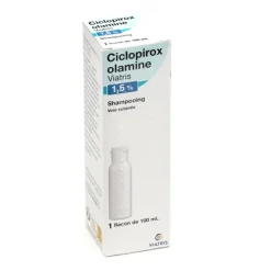Ciclopirox olamine 1,5 % shampooing