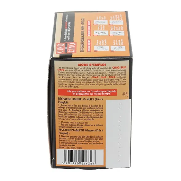 Cinq sur Cinq diffuseur double usage
