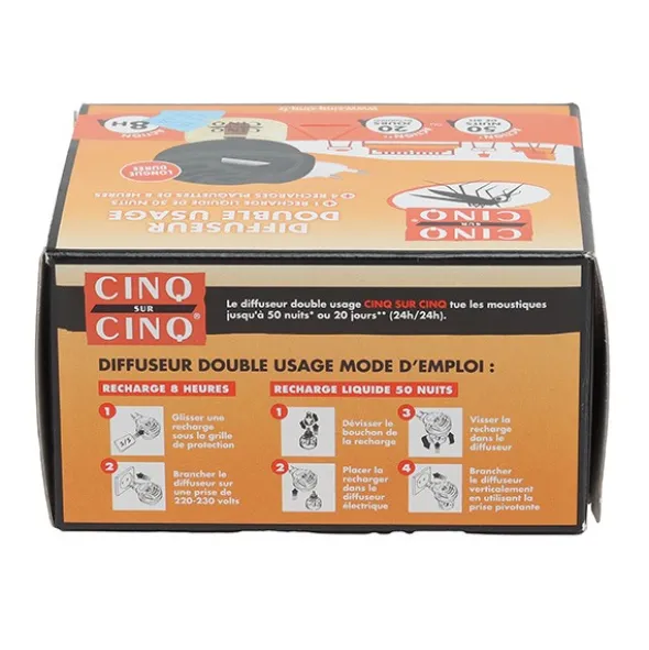 Cinq sur Cinq diffuseur double usage