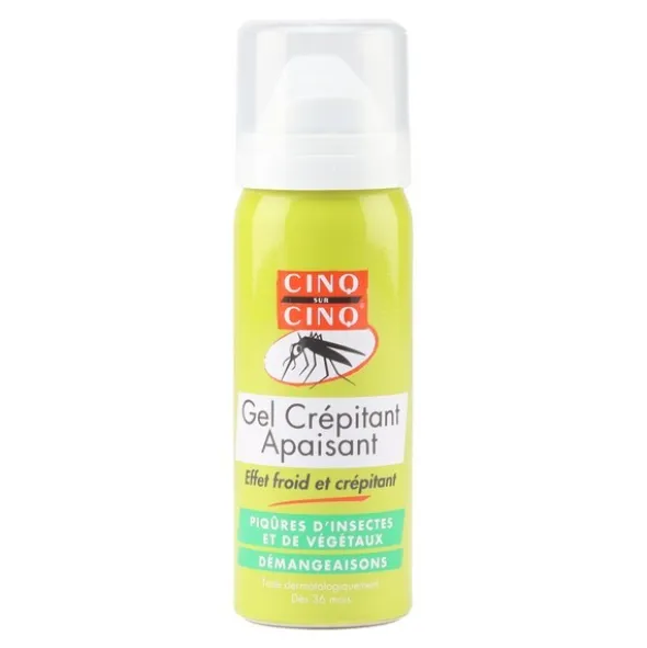 Cinq sur Cinq gel crépitant apaisant piqûres