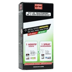 Cinq sur cinq Kit de traitement de l'environnement Anti poux et lentes