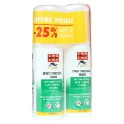 Cinq sur Cinq Spray anti moustiques Citriodora Tropic