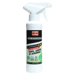 Cinq sur Cinq spray environnement anti poux et lentes